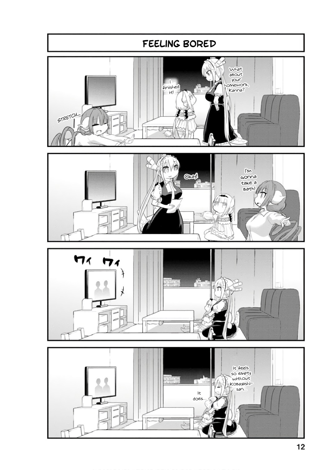 Kobayashi-san Chi no Maid Dragon: Kanna no Nichijou Chapter 41 - Page 12