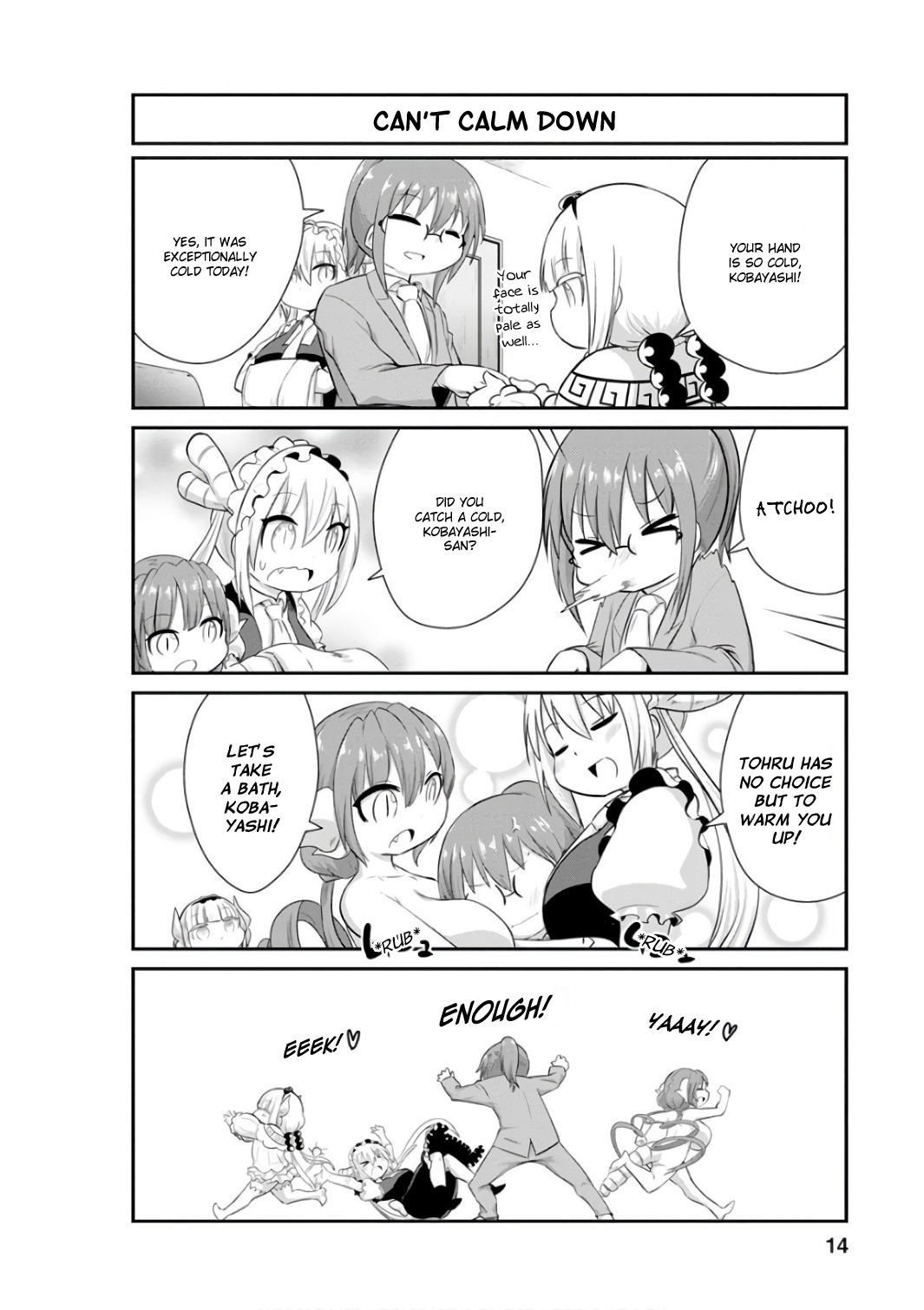 Kobayashi-san Chi no Maid Dragon: Kanna no Nichijou Chapter 41 - Page 14