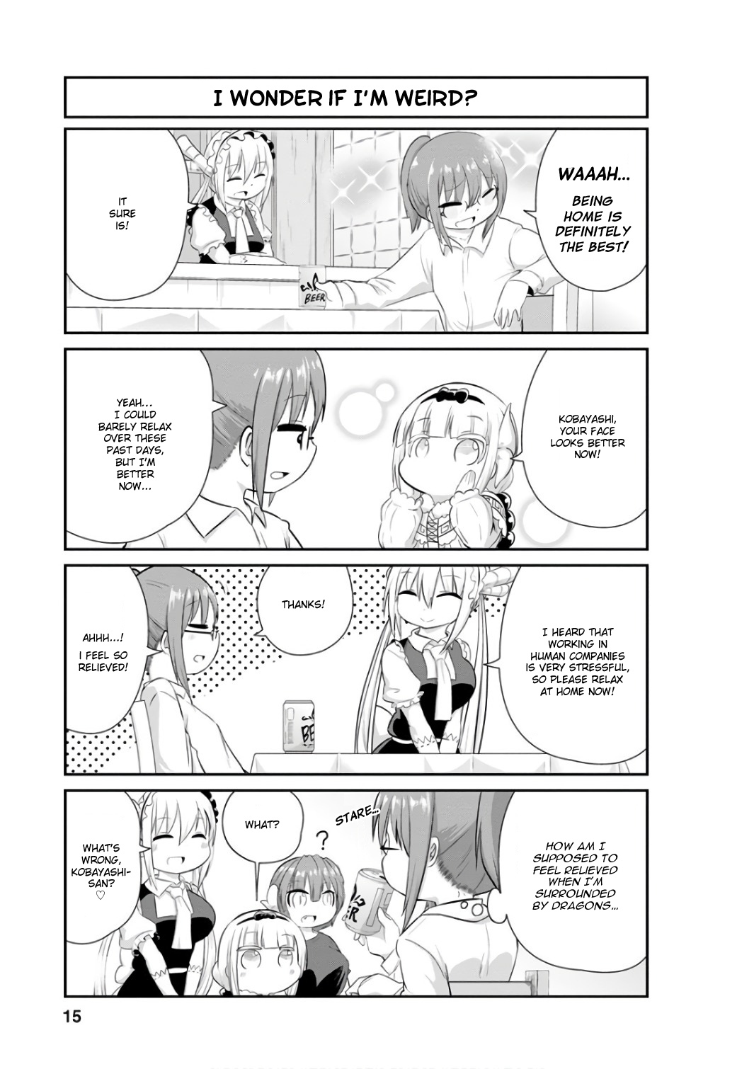 Kobayashi-san Chi no Maid Dragon: Kanna no Nichijou Chapter 41 - Page 15