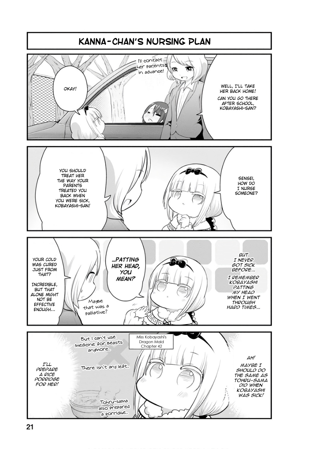 Kobayashi-san Chi no Maid Dragon: Kanna no Nichijou Chapter 42 - Page 3
