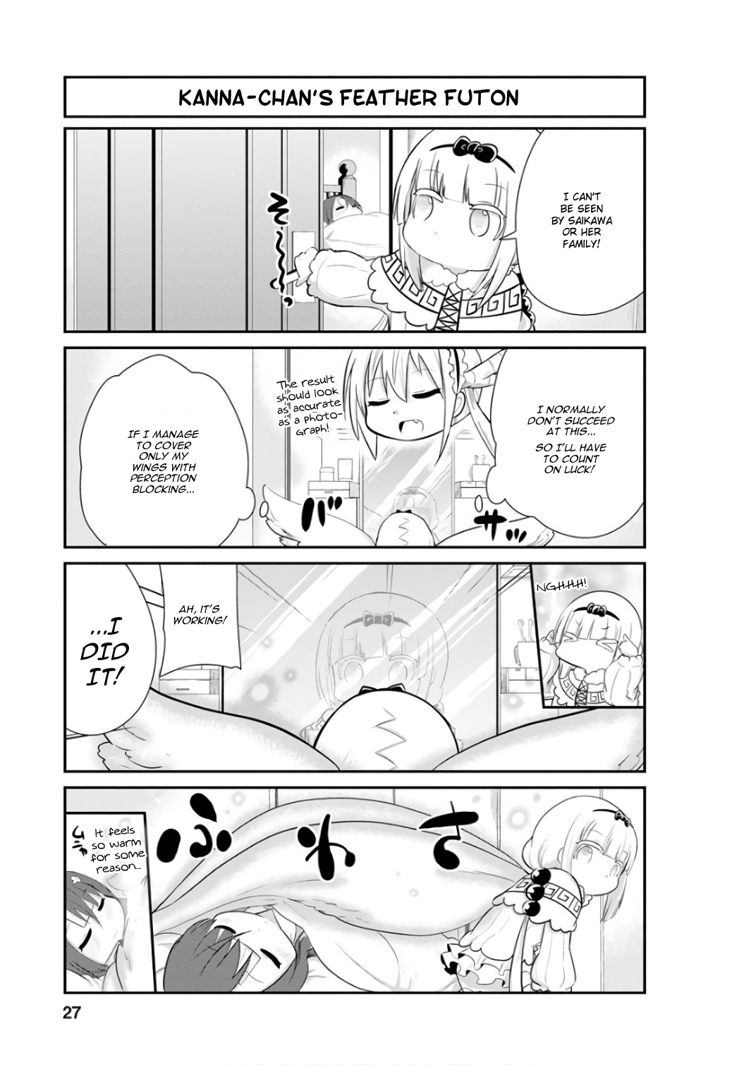 Kobayashi-san Chi no Maid Dragon: Kanna no Nichijou Chapter 42 - Page 9