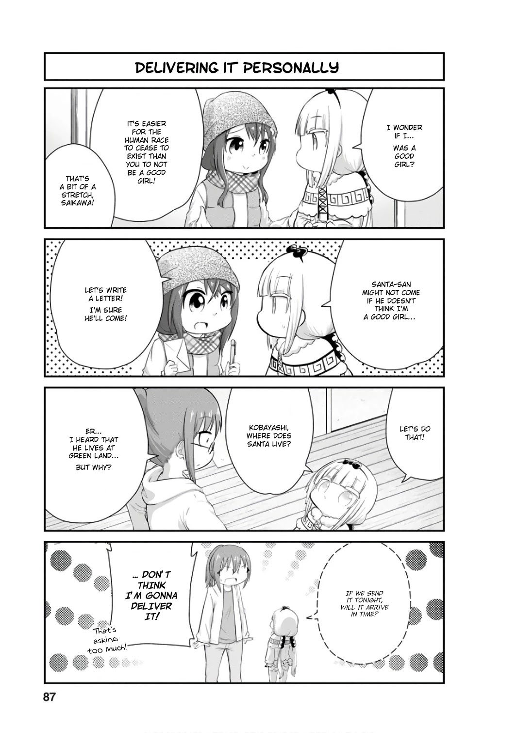 Kobayashi-san Chi no Maid Dragon: Kanna no Nichijou Chapter 47 - Page 3