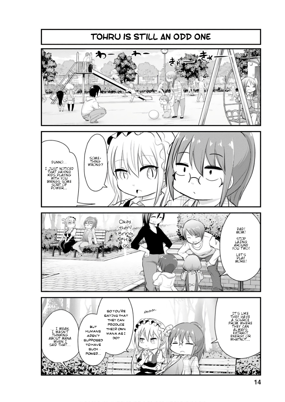 Kobayashi-san Chi no Maid Dragon: Kanna no Nichijou Chapter 51 - Page 14