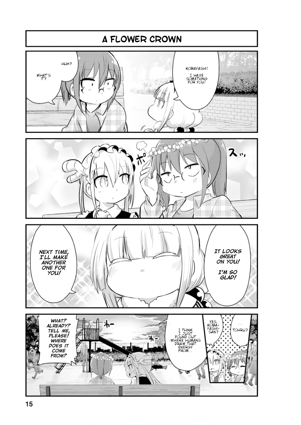 Kobayashi-san Chi no Maid Dragon: Kanna no Nichijou Chapter 51 - Page 15