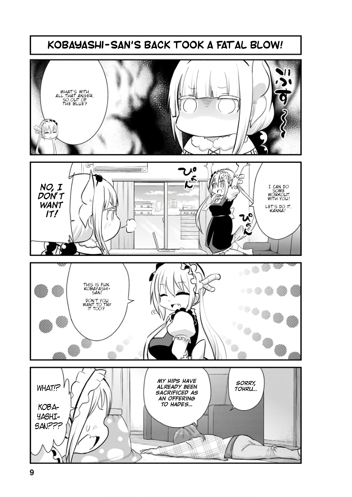 Kobayashi-san Chi no Maid Dragon: Kanna no Nichijou Chapter 51 - Page 9