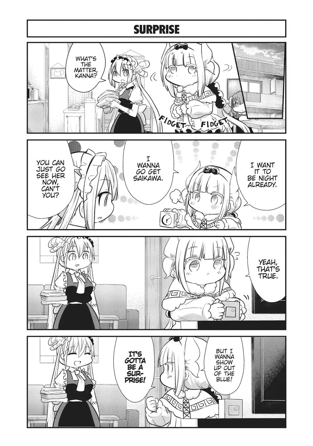 Kobayashi-san Chi no Maid Dragon: Kanna no Nichijou Chapter 60 - Page 7