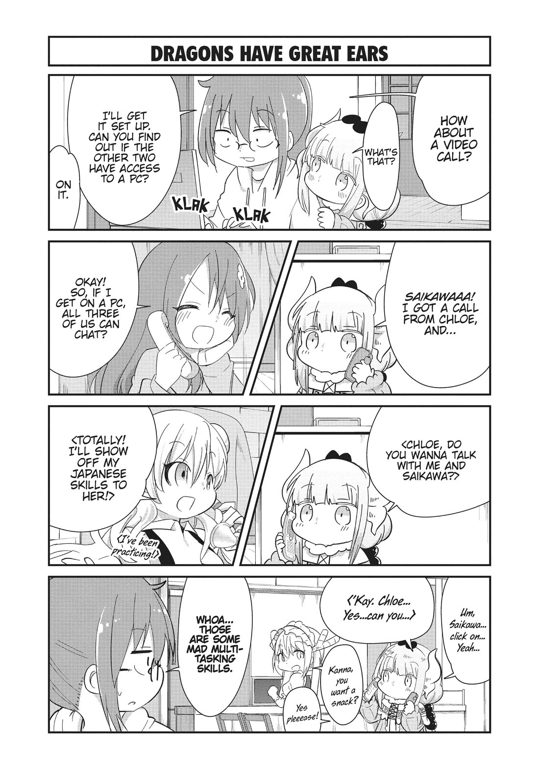 Kobayashi-san Chi no Maid Dragon: Kanna no Nichijou Chapter 99 - Page 4