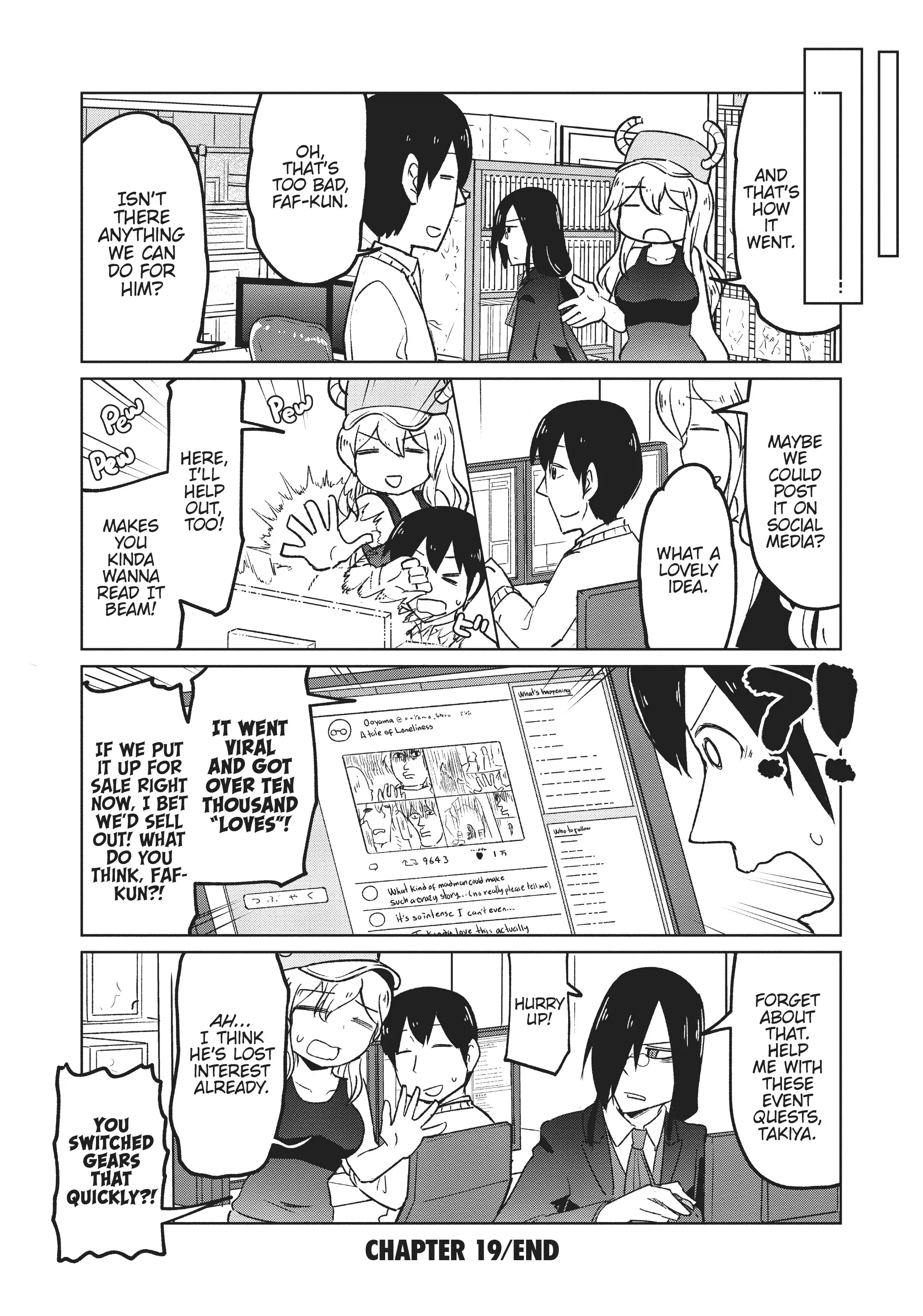 Kobayashi-san Chi no Maid Dragon: Okomorigurashi no Fafnir Chapter 19 - Page 12