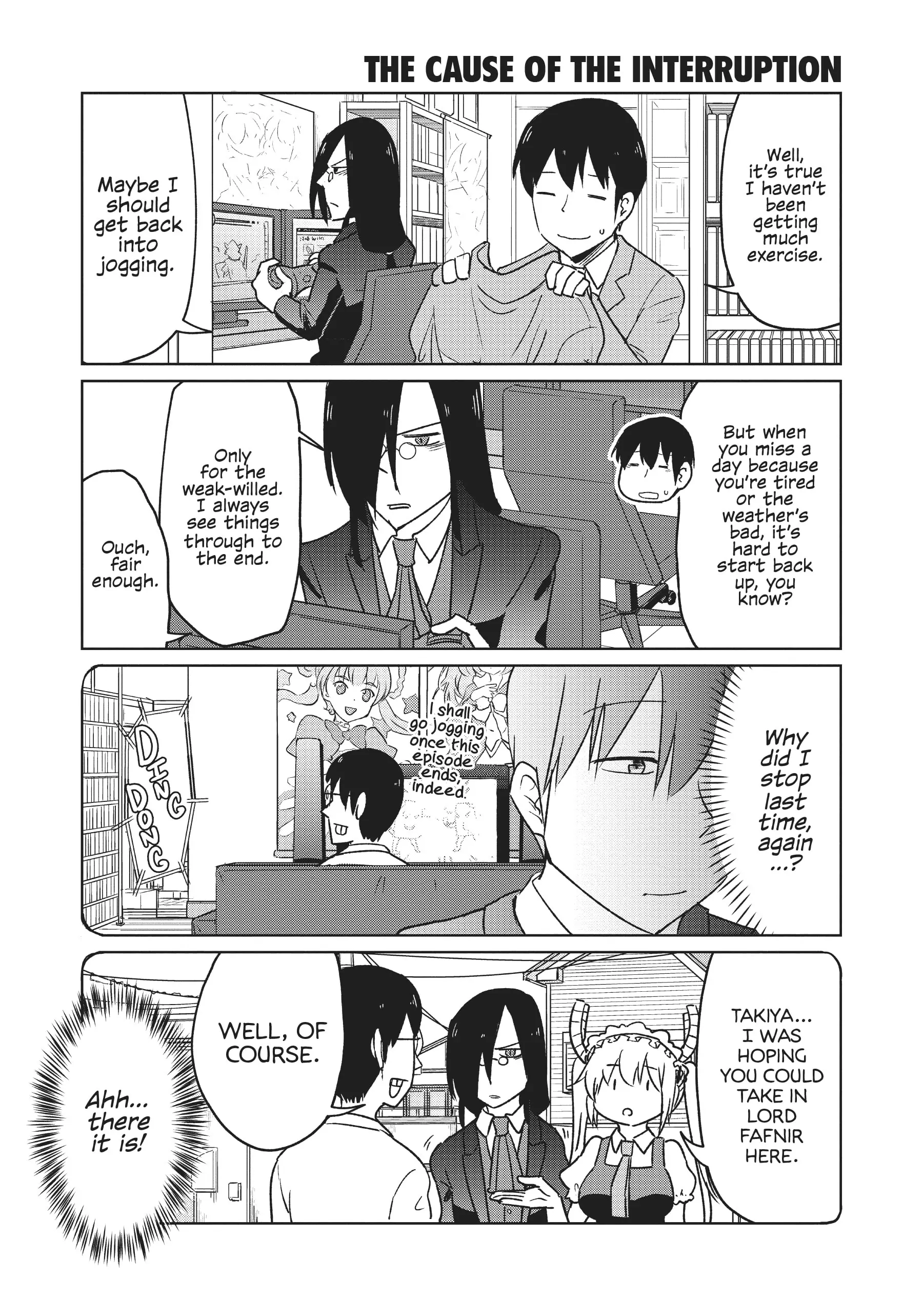 Kobayashi-san Chi no Maid Dragon: Okomorigurashi no Fafnir Chapter 28 - Page 3