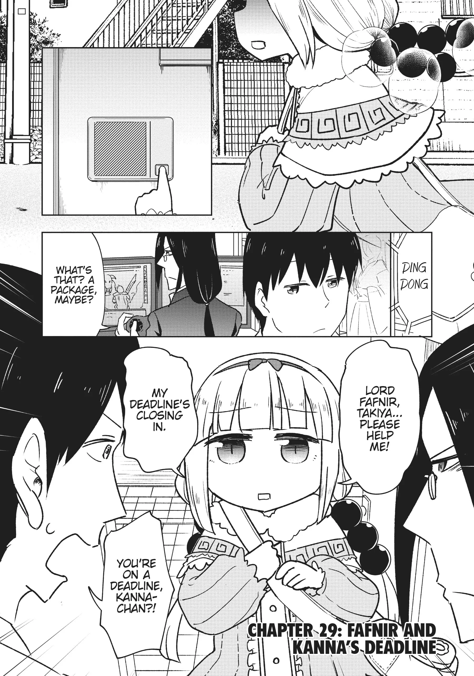 Kobayashi-san Chi no Maid Dragon: Okomorigurashi no Fafnir Chapter 29 - Page 1