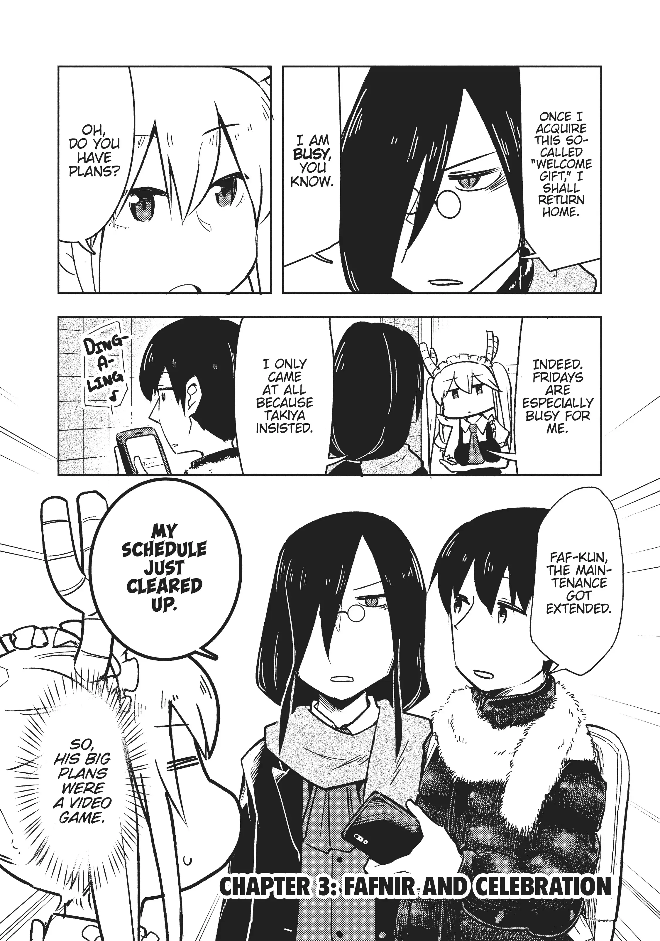Kobayashi-san Chi no Maid Dragon: Okomorigurashi no Fafnir Chapter 3 - Page 2
