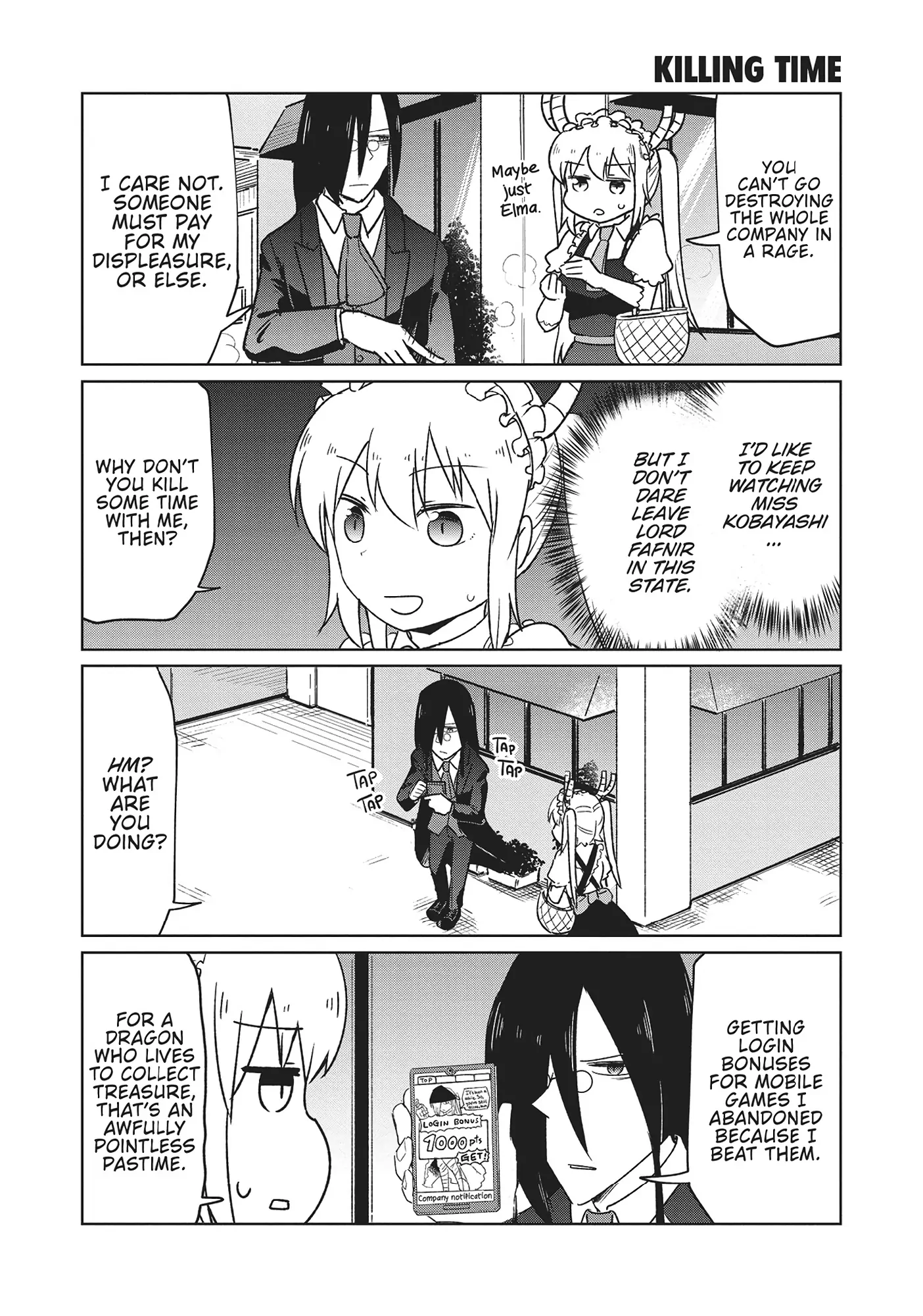 Kobayashi-san Chi no Maid Dragon: Okomorigurashi no Fafnir Chapter 34 - Page 2