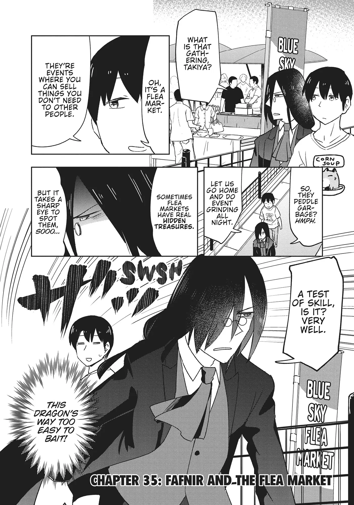 Kobayashi-san Chi no Maid Dragon: Okomorigurashi no Fafnir Chapter 35 - Page 1