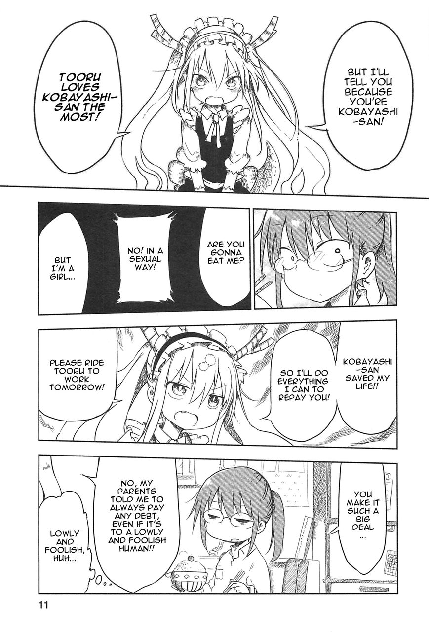 Kobayashi-san Chi no Maid Dragon Chapter 1 - Page 9