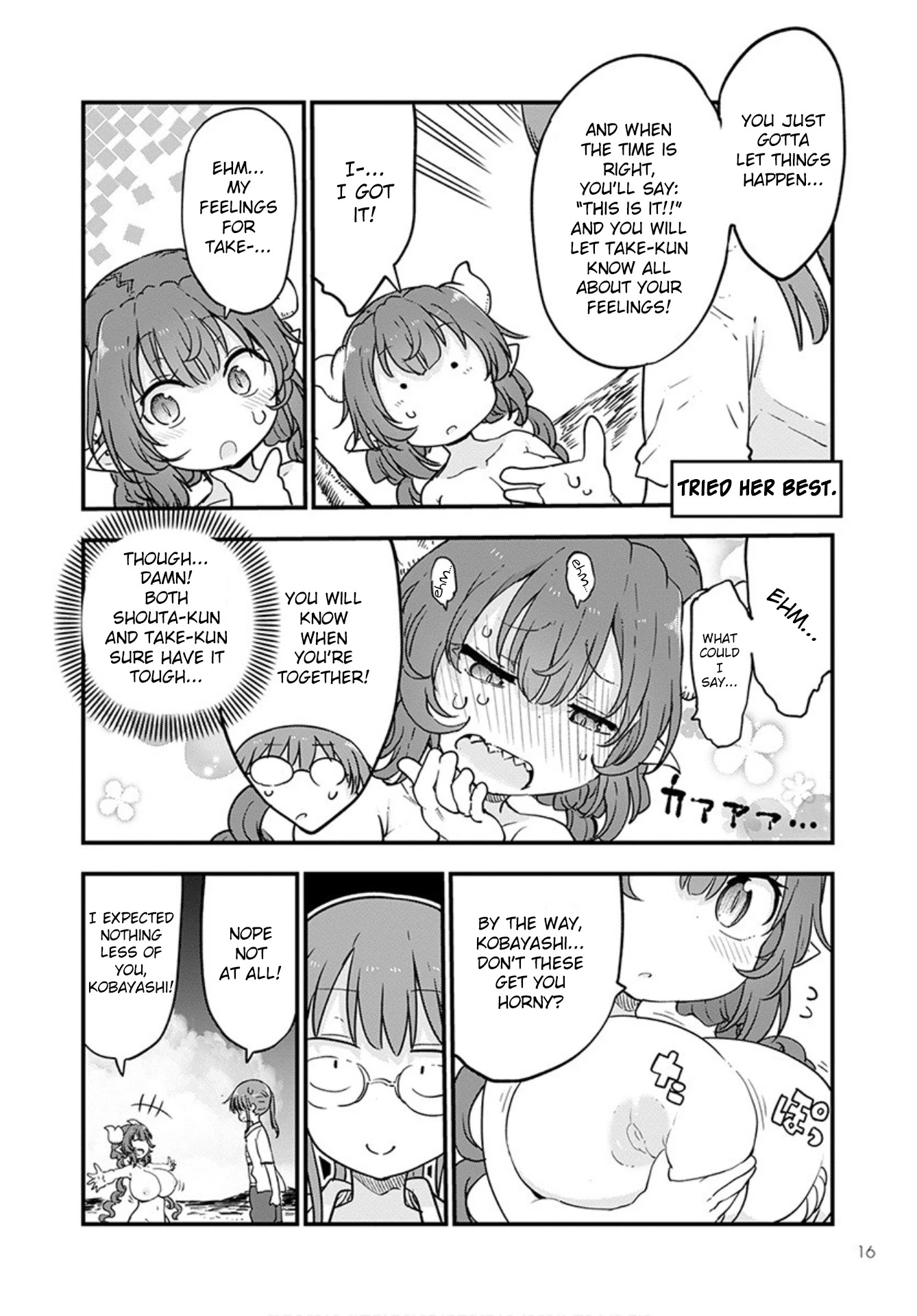 Kobayashi-san Chi no Maid Dragon Chapter 100 - Page 12