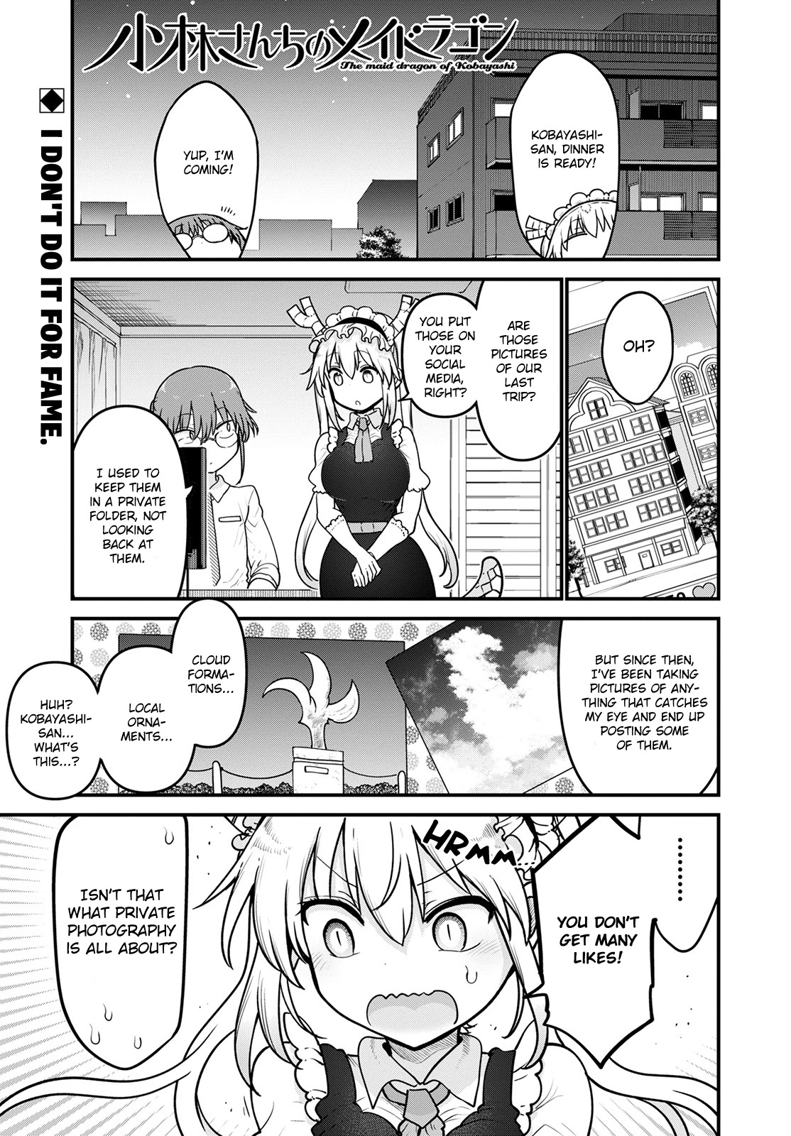 Kobayashi-san Chi no Maid Dragon Chapter 121 - Page 1
