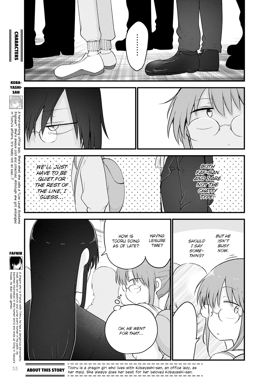 Kobayashi-san Chi no Maid Dragon Chapter 129 - Page 3