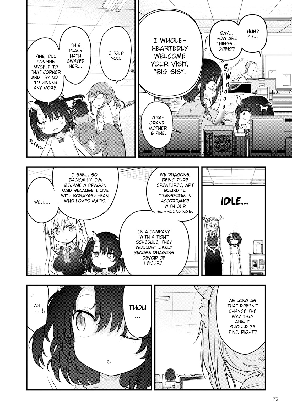 Kobayashi-san Chi no Maid Dragon Chapter 133 - Page 6