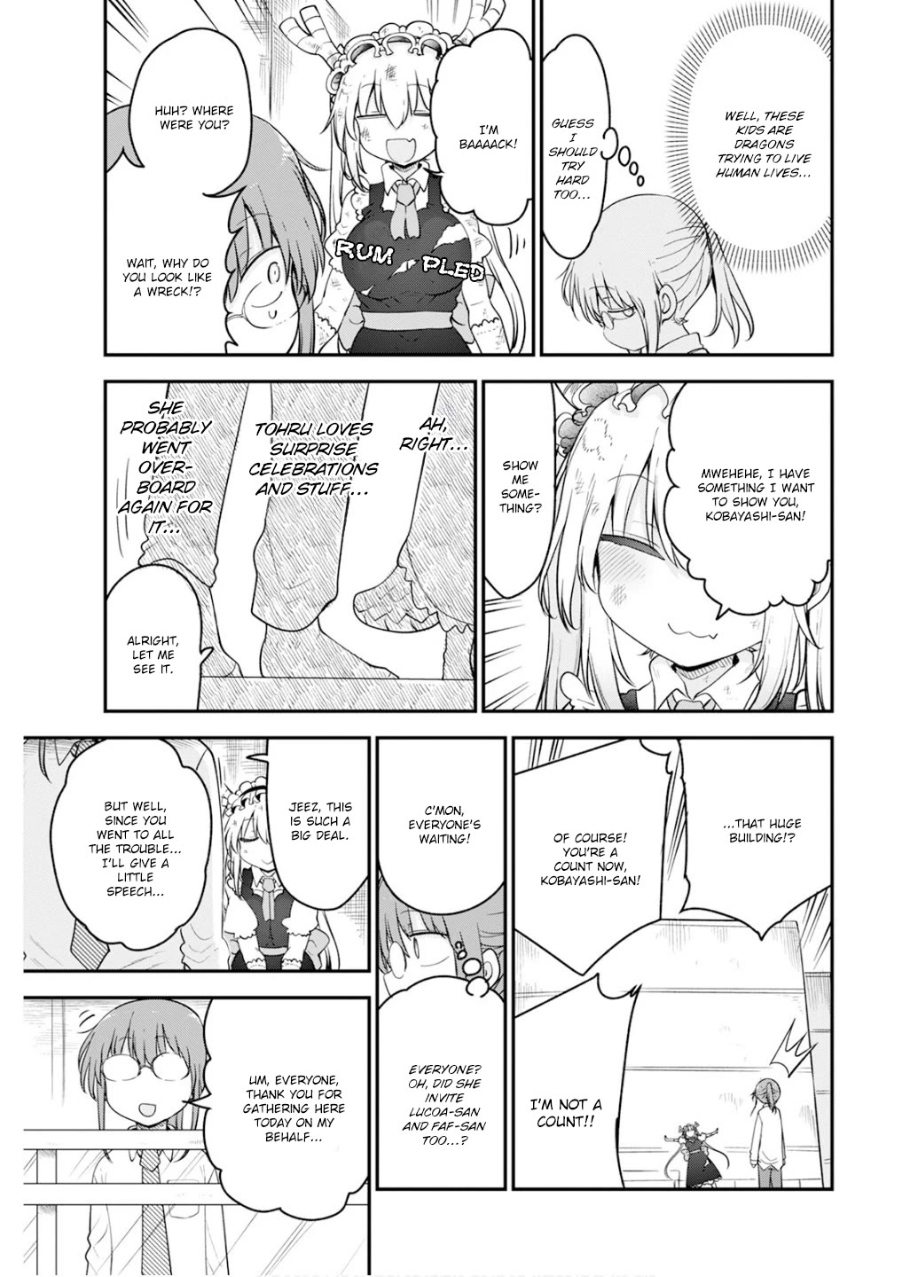 Kobayashi-san Chi no Maid Dragon Chapter 162 - Page 13
