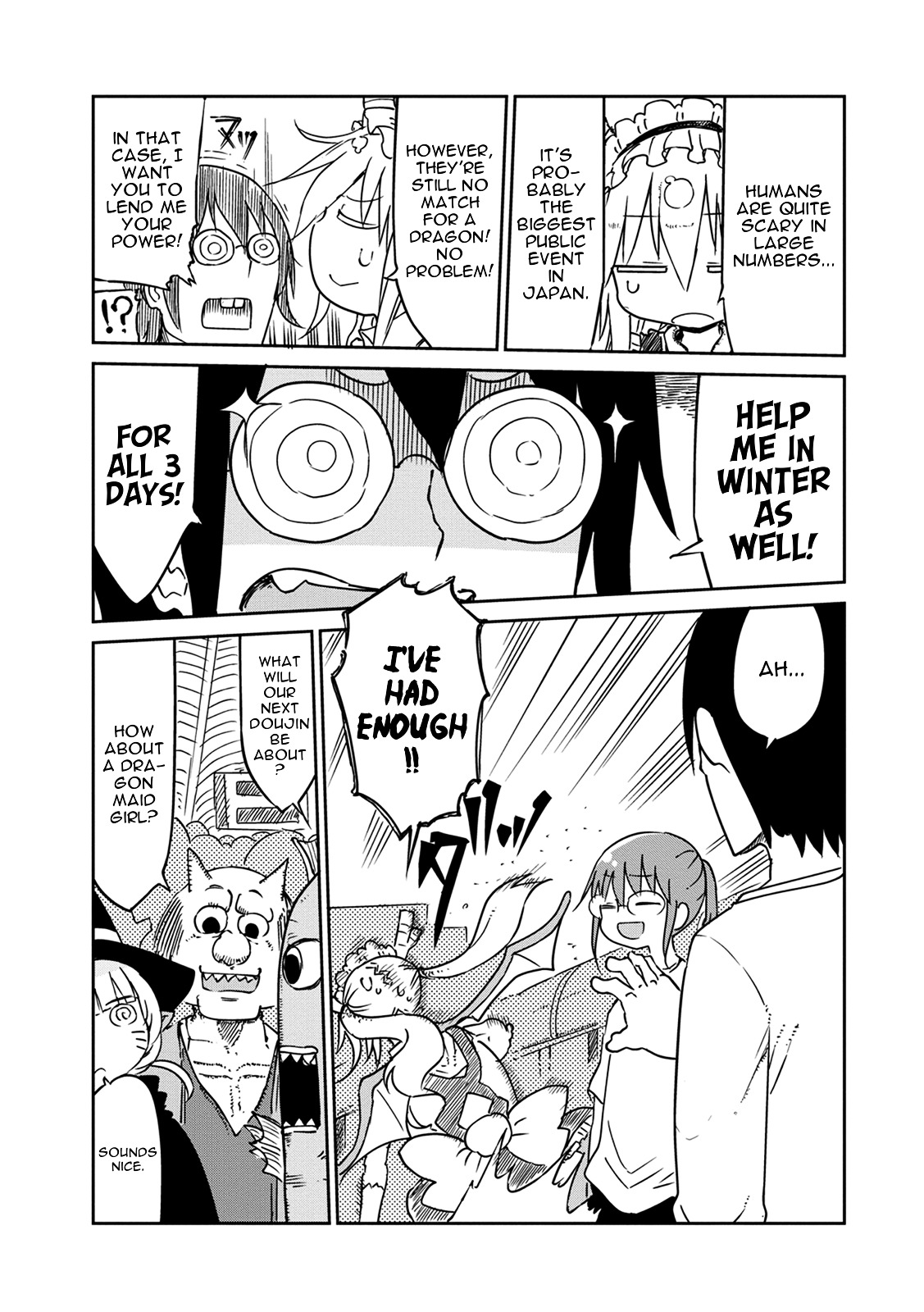 Kobayashi-san Chi no Maid Dragon Chapter 17 - Page 13