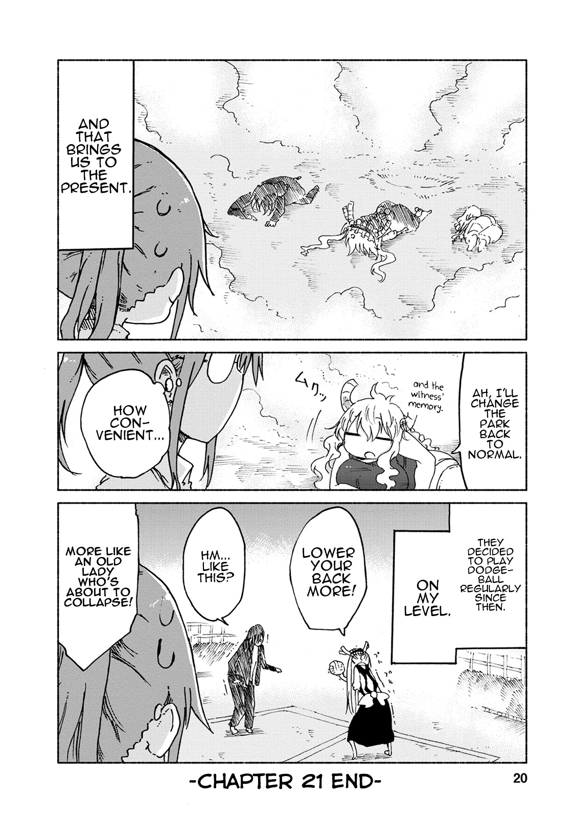 Kobayashi-san Chi no Maid Dragon Chapter 21 - Page 19