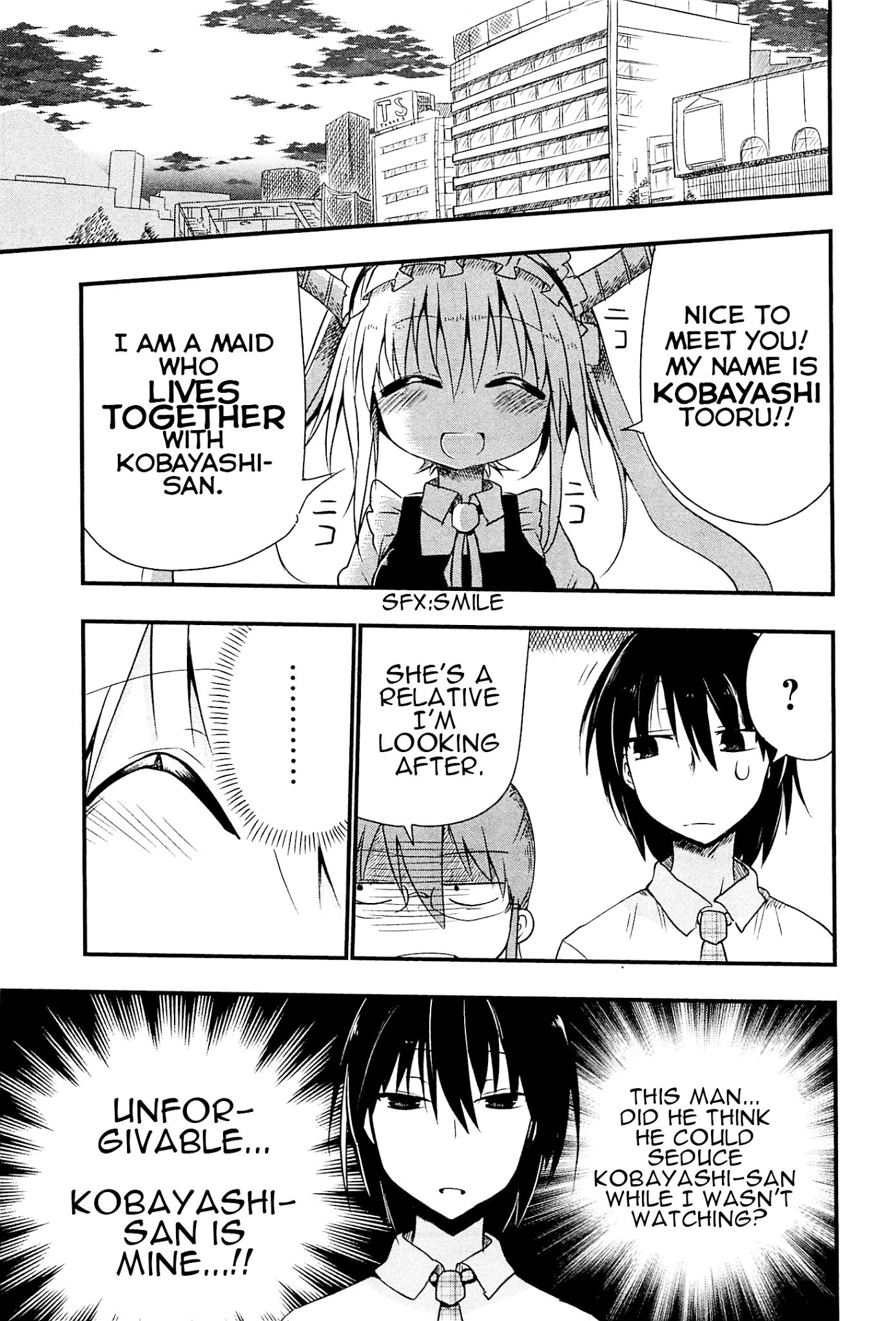 Kobayashi-san Chi no Maid Dragon Chapter 4 - Page 3