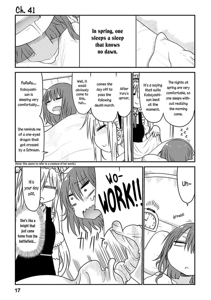 Kobayashi-san Chi no Maid Dragon Chapter 41 - Page 1