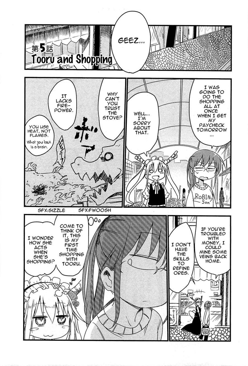Kobayashi-san Chi no Maid Dragon Chapter 5 - Page 1