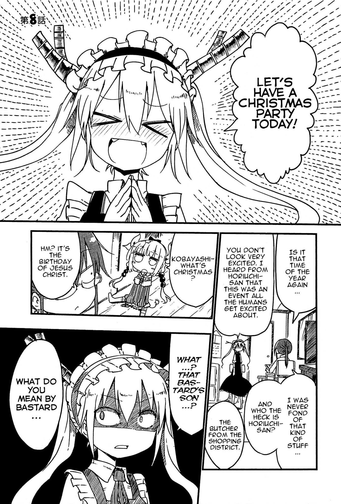 Kobayashi-san Chi no Maid Dragon Chapter 8 - Page 1