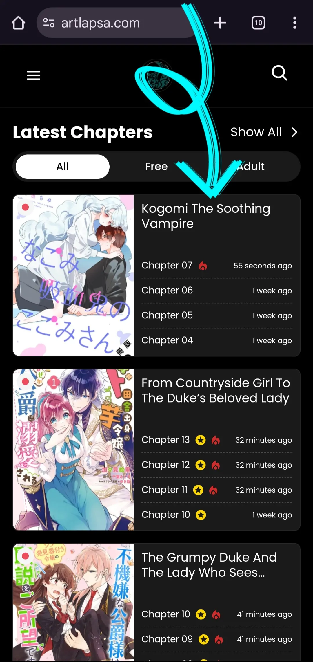 Kogomi the Soothing Vampire Chapter 4 - Page 1