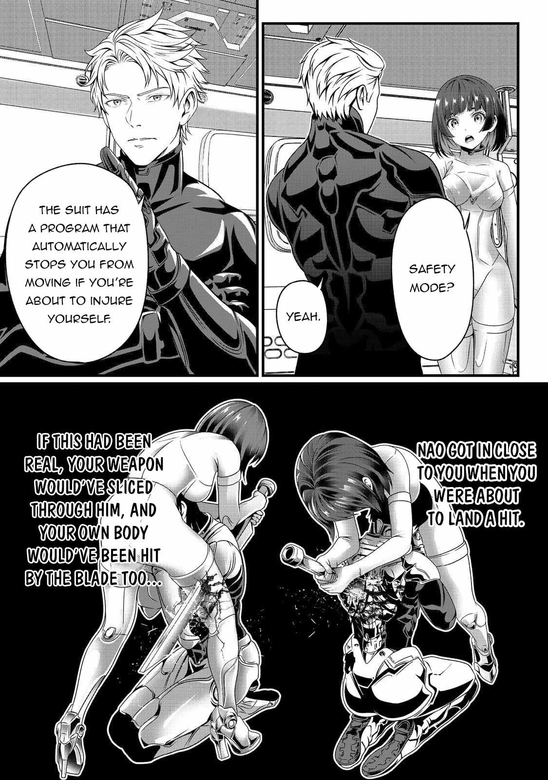 Koko wa Makasete Sakini Ike! wo shitai Shinitagari no Nozomanu Uchuu Gekokujou Chapter 1 - Page 36