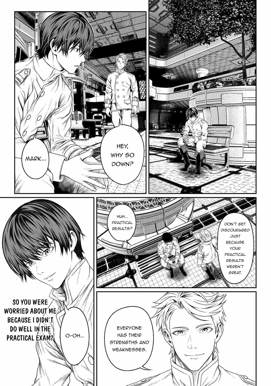 Koko wa Makasete Sakini Ike! wo shitai Shinitagari no Nozomanu Uchuu Gekokujou Chapter 1 - Page 38