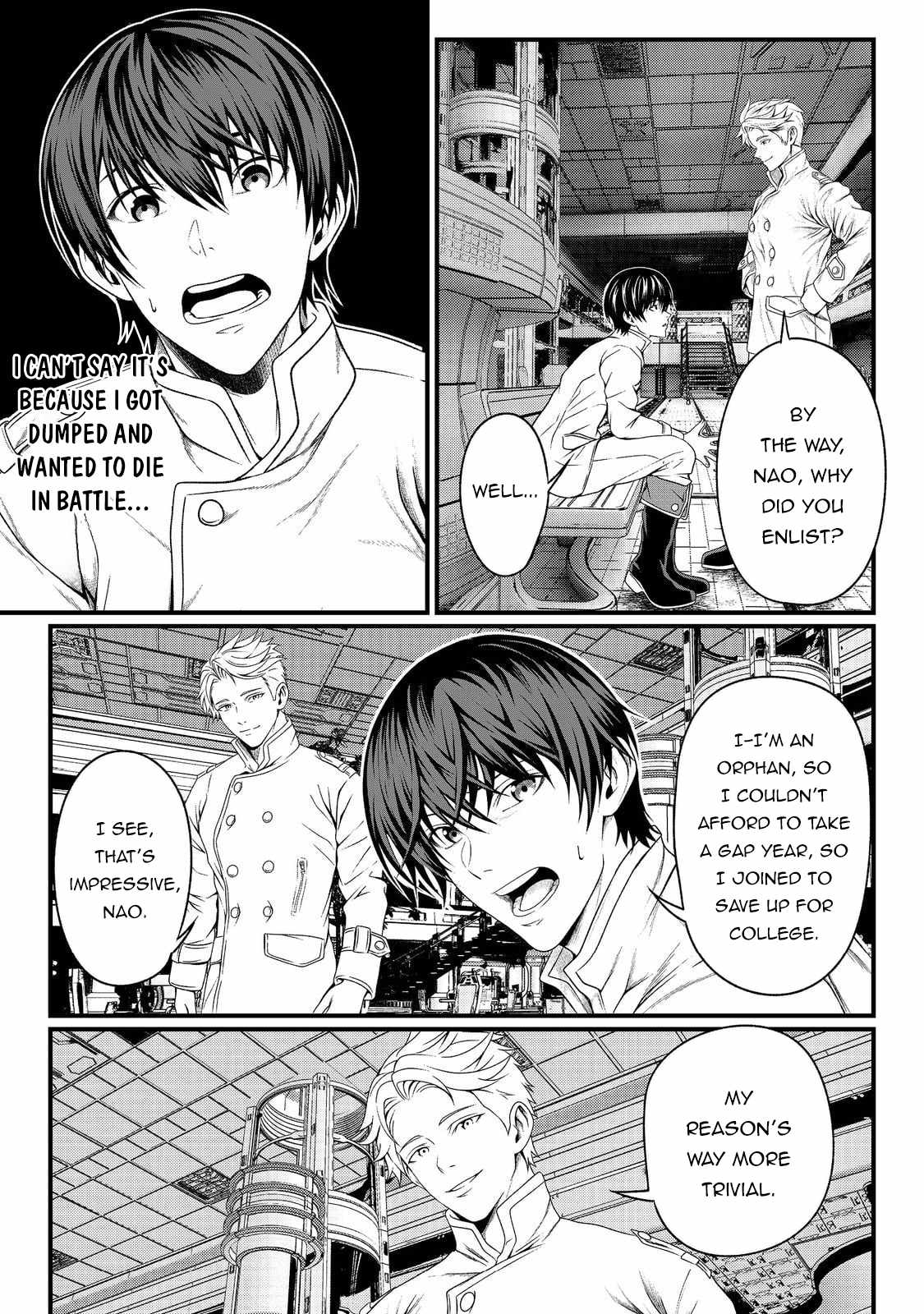 Koko wa Makasete Sakini Ike! wo shitai Shinitagari no Nozomanu Uchuu Gekokujou Chapter 1 - Page 39