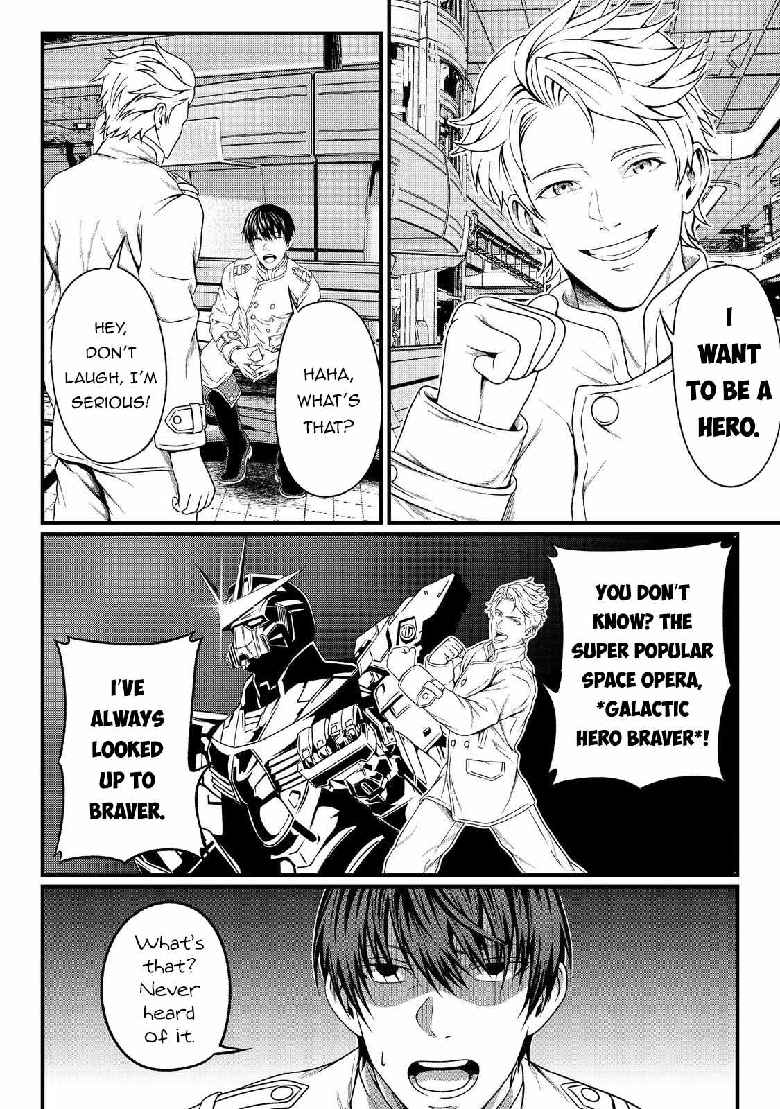Koko wa Makasete Sakini Ike! wo shitai Shinitagari no Nozomanu Uchuu Gekokujou Chapter 1 - Page 40