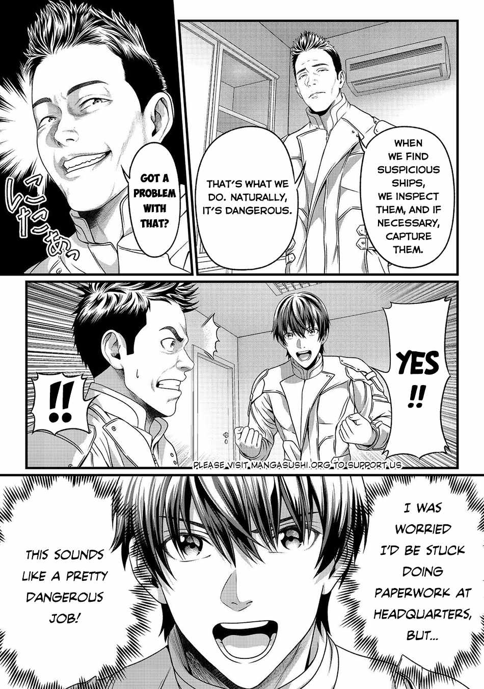 Koko wa Makasete Sakini Ike! wo shitai Shinitagari no Nozomanu Uchuu Gekokujou Chapter 2 - Page 21