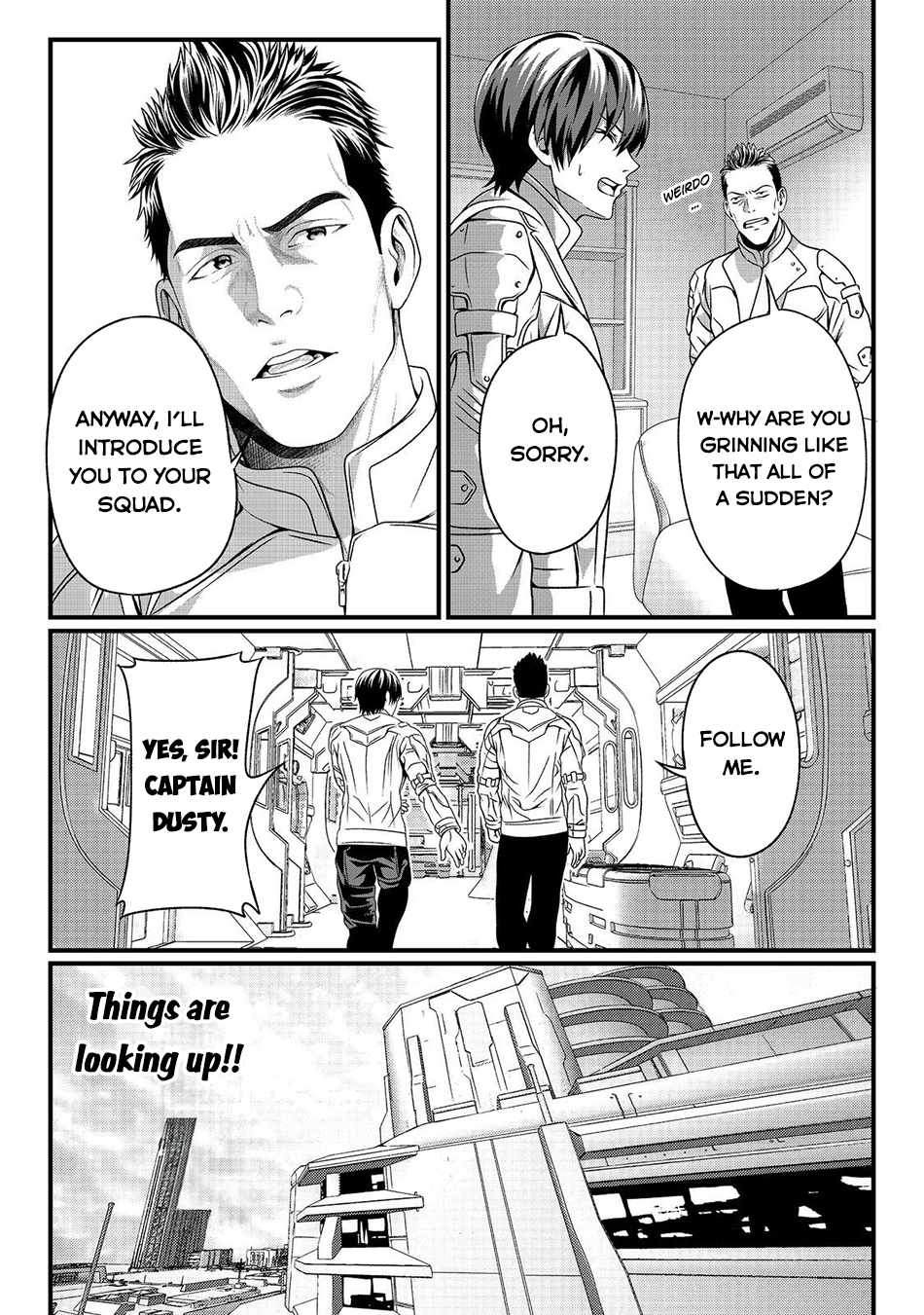 Koko wa Makasete Sakini Ike! wo shitai Shinitagari no Nozomanu Uchuu Gekokujou Chapter 2 - Page 22