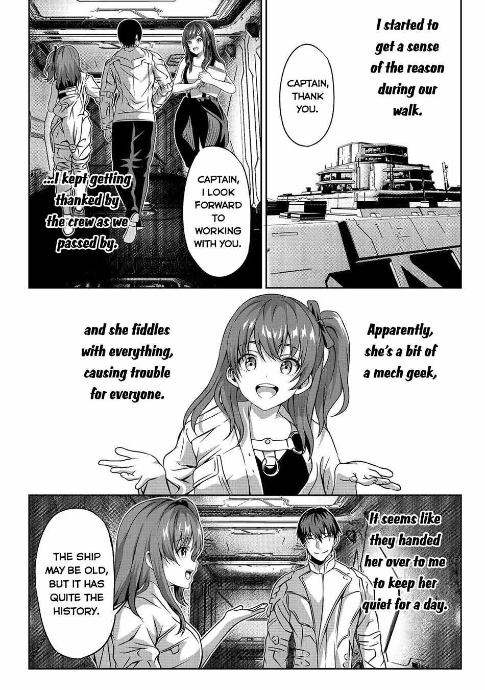Koko wa Makasete Sakini Ike! wo shitai Shinitagari no Nozomanu Uchuu Gekokujou Chapter 3 - Page 15