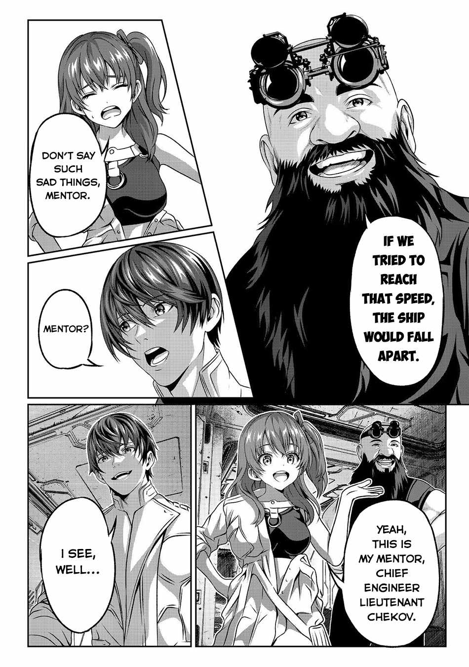 Koko wa Makasete Sakini Ike! wo shitai Shinitagari no Nozomanu Uchuu Gekokujou Chapter 3 - Page 17