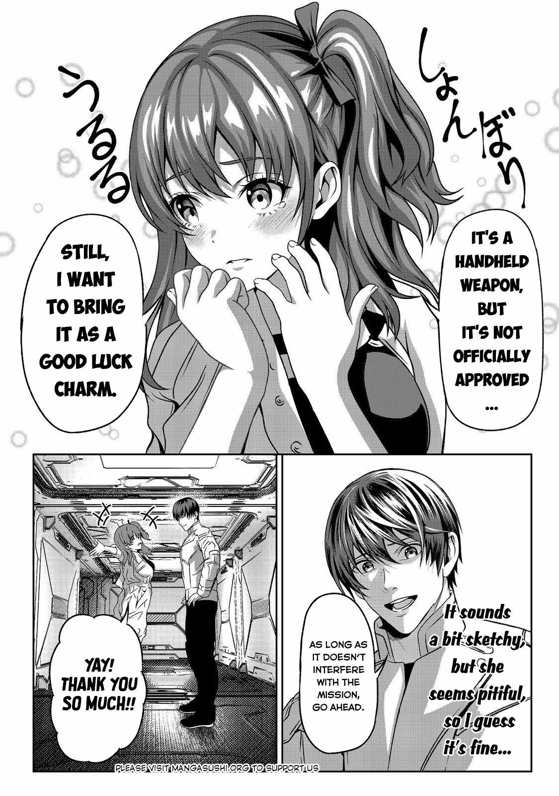 Koko wa Makasete Sakini Ike! wo shitai Shinitagari no Nozomanu Uchuu Gekokujou Chapter 3 - Page 21