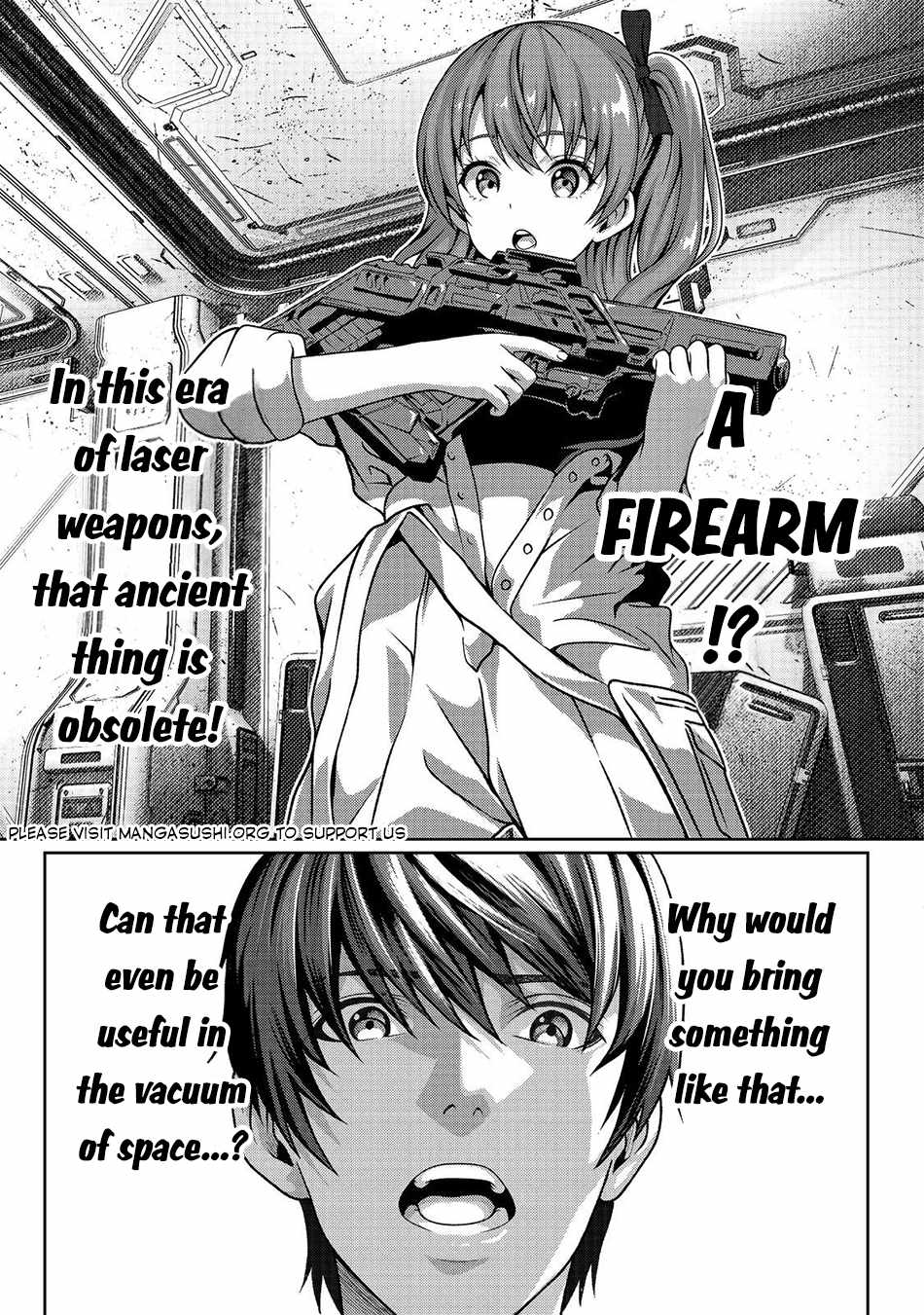Koko wa Makasete Sakini Ike! wo shitai Shinitagari no Nozomanu Uchuu Gekokujou Chapter 3 - Page 26