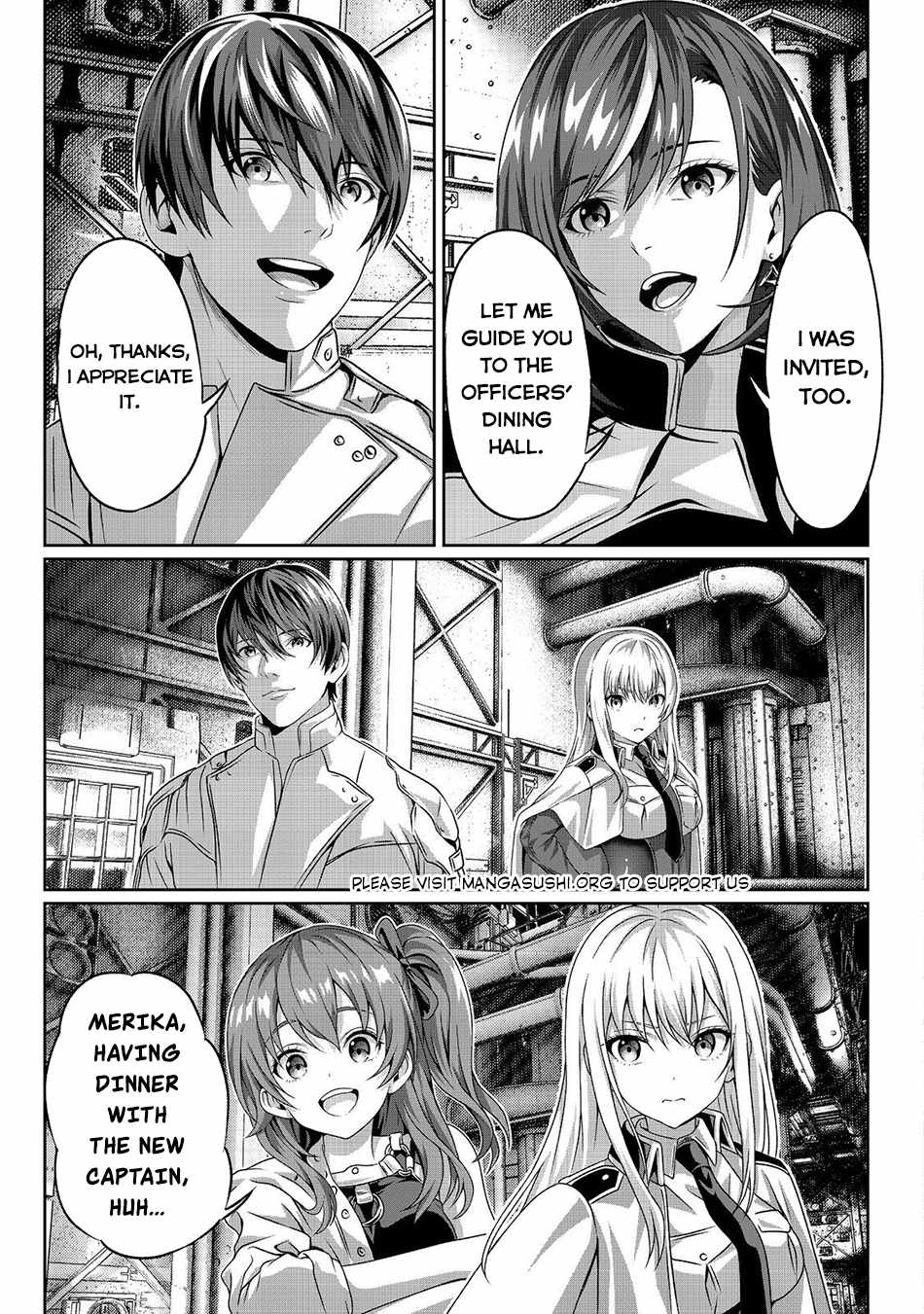 Koko wa Makasete Sakini Ike! wo shitai Shinitagari no Nozomanu Uchuu Gekokujou Chapter 3 - Page 6