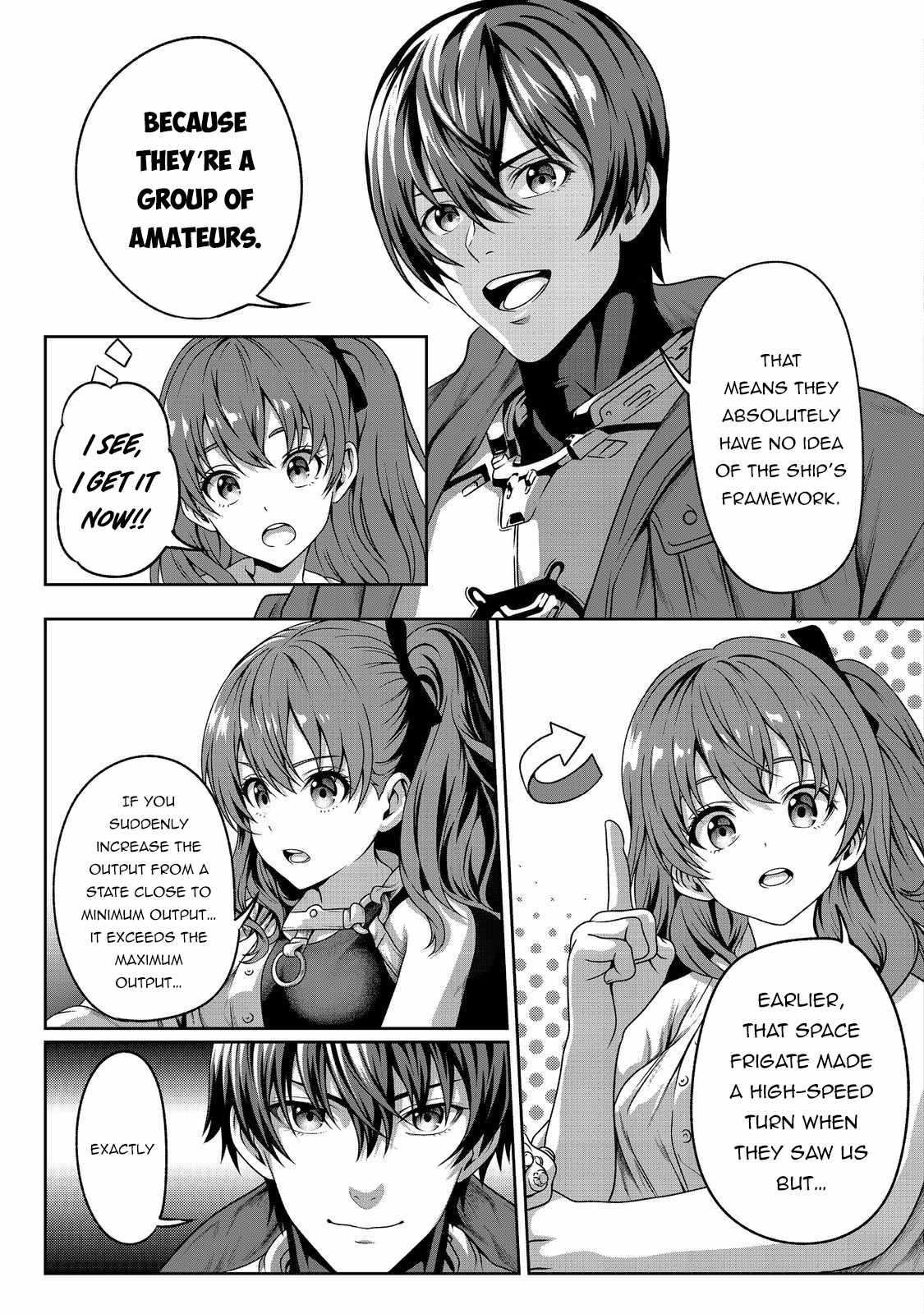 Koko wa Makasete Sakini Ike! wo shitai Shinitagari no Nozomanu Uchuu Gekokujou Chapter 5 - Page 14