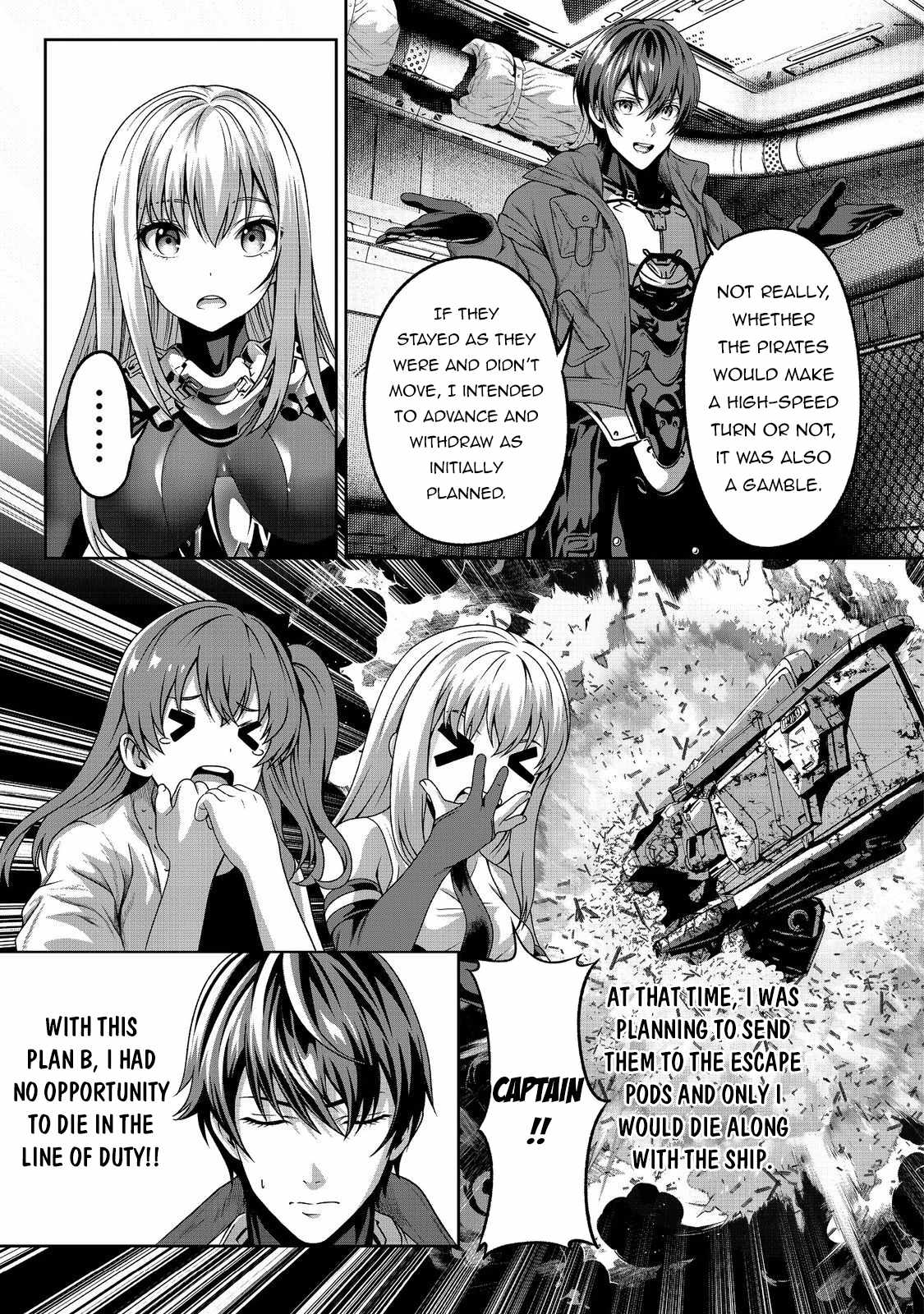 Koko wa Makasete Sakini Ike! wo shitai Shinitagari no Nozomanu Uchuu Gekokujou Chapter 5 - Page 16
