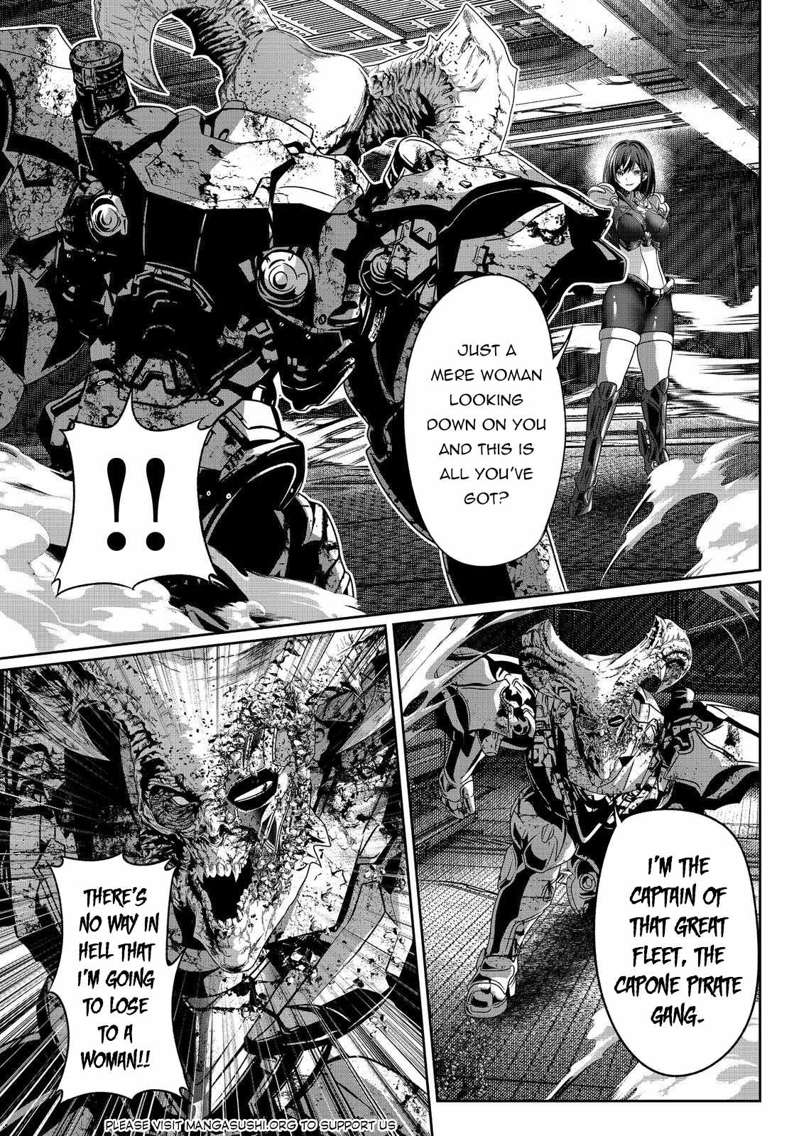 Koko wa Makasete Sakini Ike! wo shitai Shinitagari no Nozomanu Uchuu Gekokujou Chapter 5 - Page 28