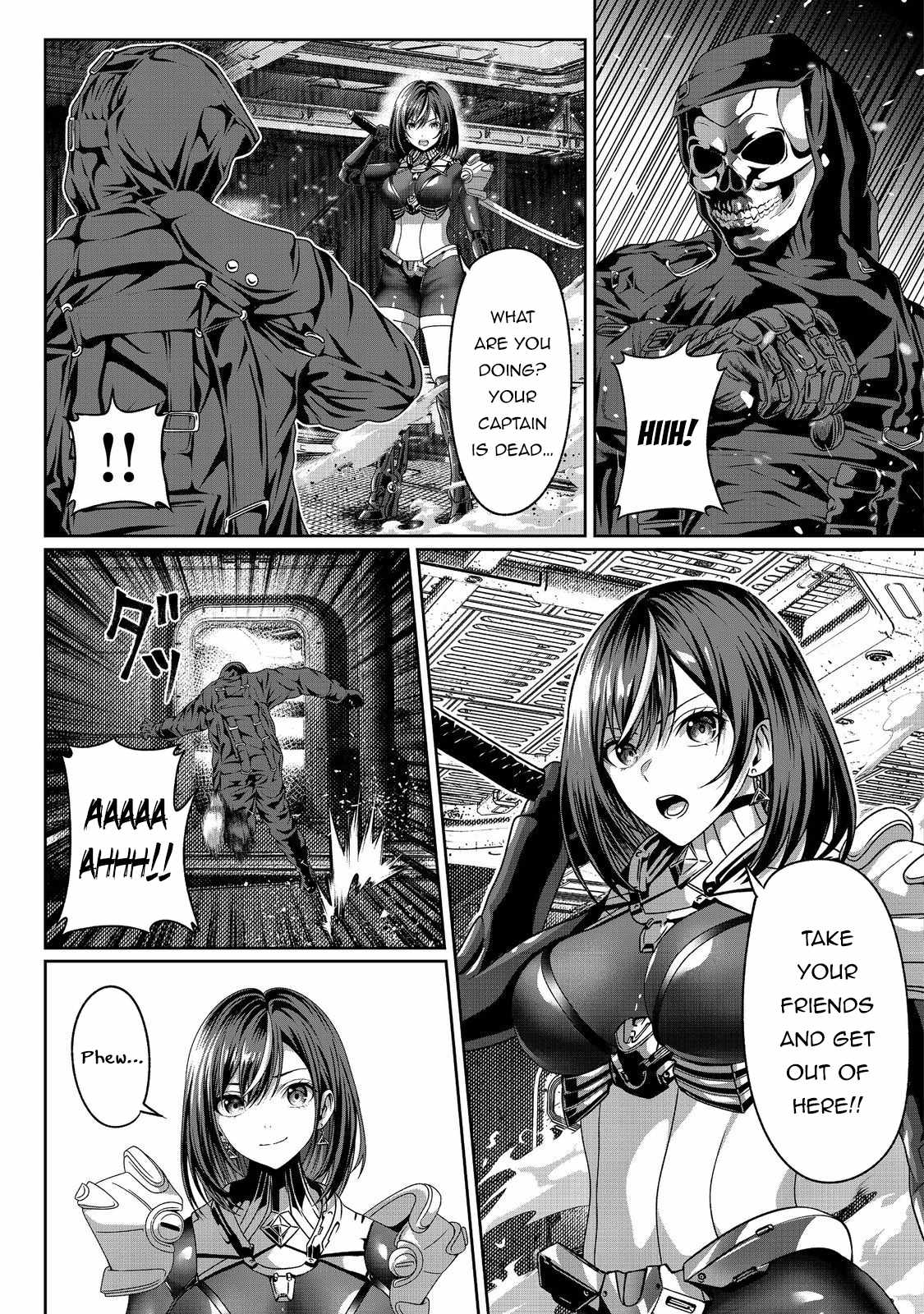 Koko wa Makasete Sakini Ike! wo shitai Shinitagari no Nozomanu Uchuu Gekokujou Chapter 5 - Page 32