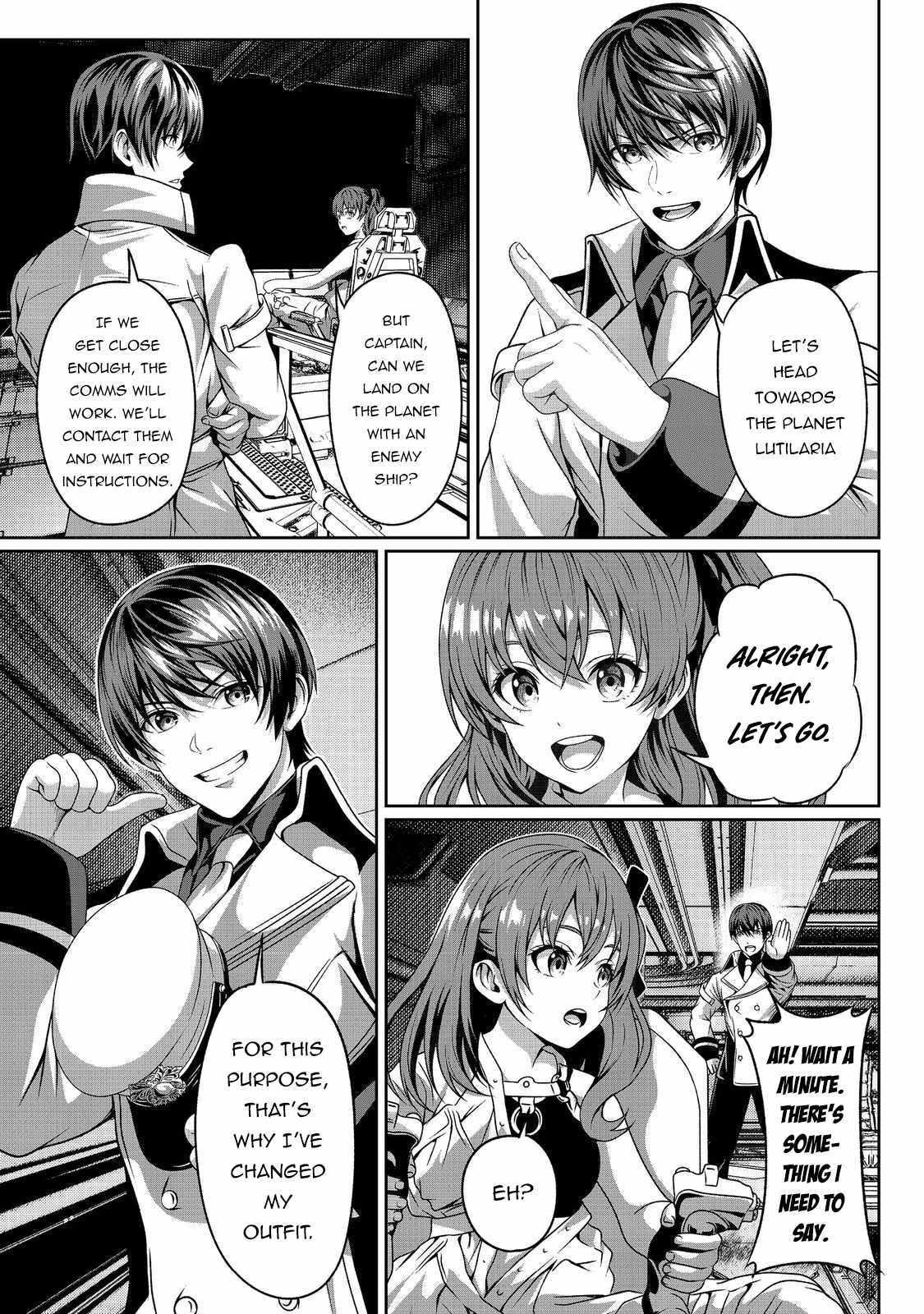 Koko wa Makasete Sakini Ike! wo shitai Shinitagari no Nozomanu Uchuu Gekokujou Chapter 5 - Page 35