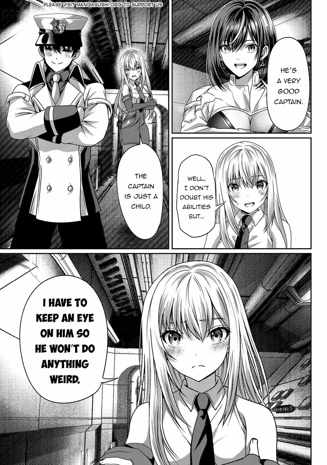 Koko wa Makasete Sakini Ike! wo shitai Shinitagari no Nozomanu Uchuu Gekokujou Chapter 5 - Page 37