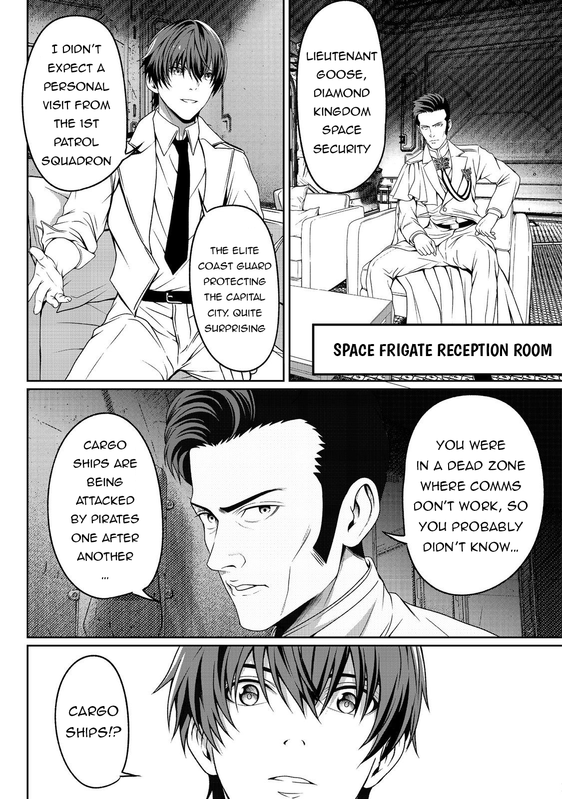 Koko wa Makasete Sakini Ike! wo shitai Shinitagari no Nozomanu Uchuu Gekokujou Chapter 6 - Page 12