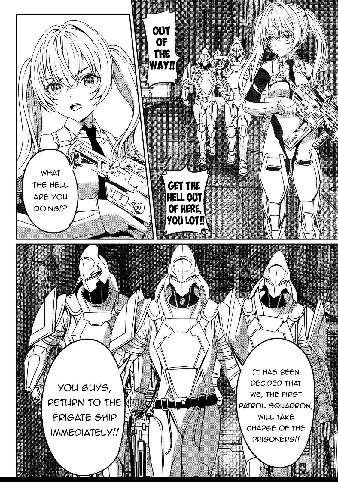 Koko wa Makasete Sakini Ike! wo shitai Shinitagari no Nozomanu Uchuu Gekokujou Chapter 6 - Page 18