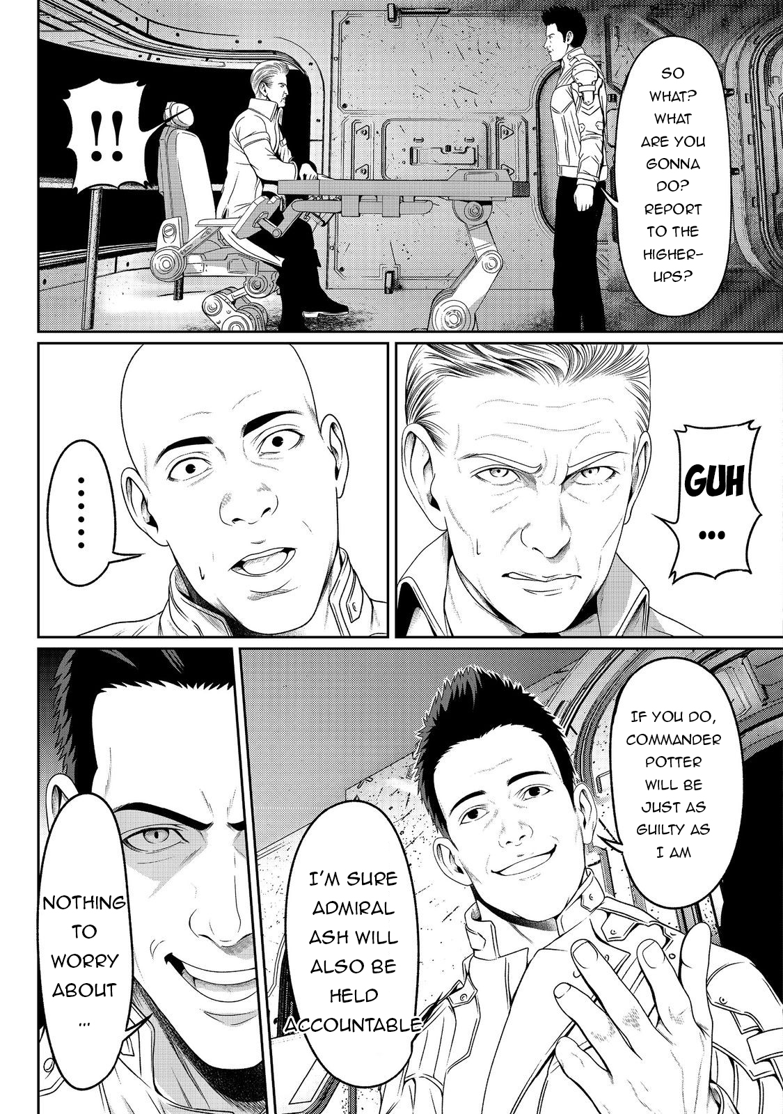 Koko wa Makasete Sakini Ike! wo shitai Shinitagari no Nozomanu Uchuu Gekokujou Chapter 6 - Page 8
